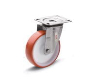 RE.FF-SST-N-Ruedas con soporte en acero INOX